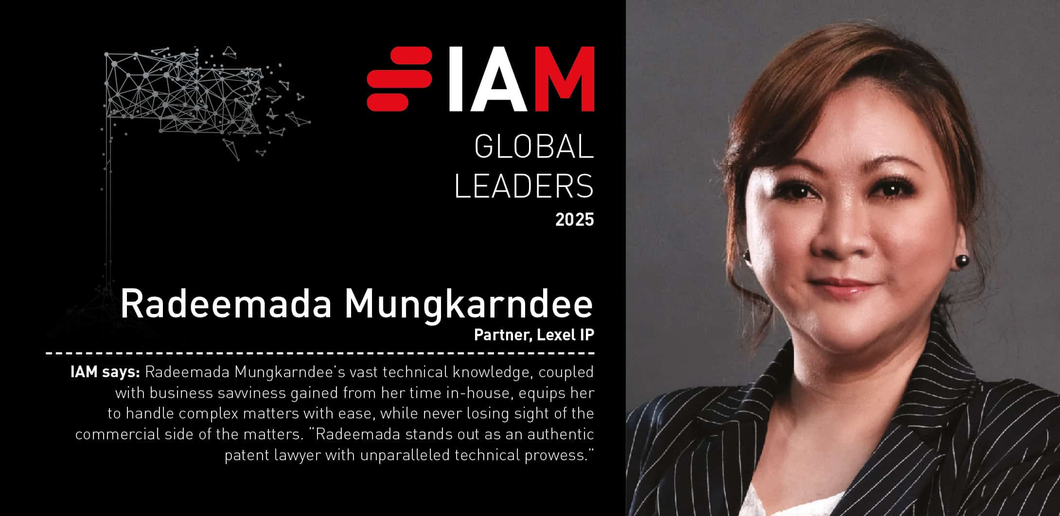 LEXEL’s Partner, Dr. Radeemada Mungkarndee, featured in IAM Global Leaders 2025